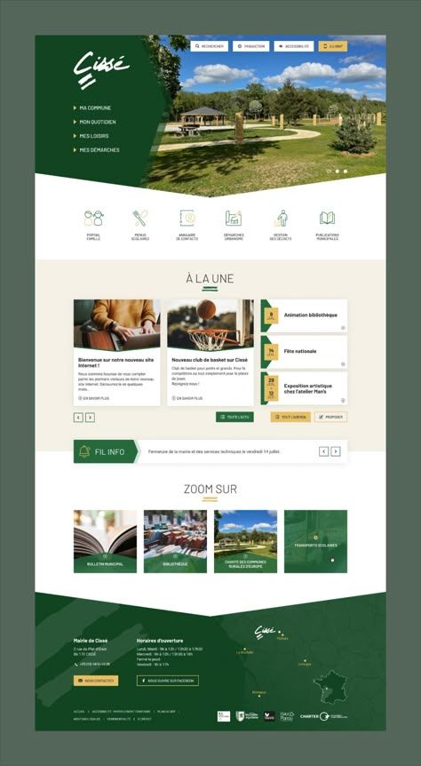 Refonte site institutionnel